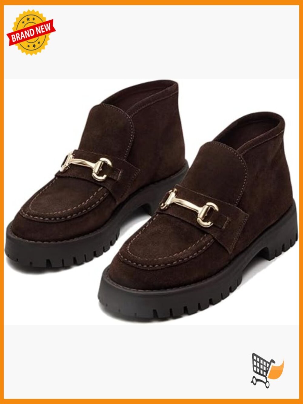 Women's Platform Ankle Boots Chunky Heel Booties Slip On Comfort Short Boots